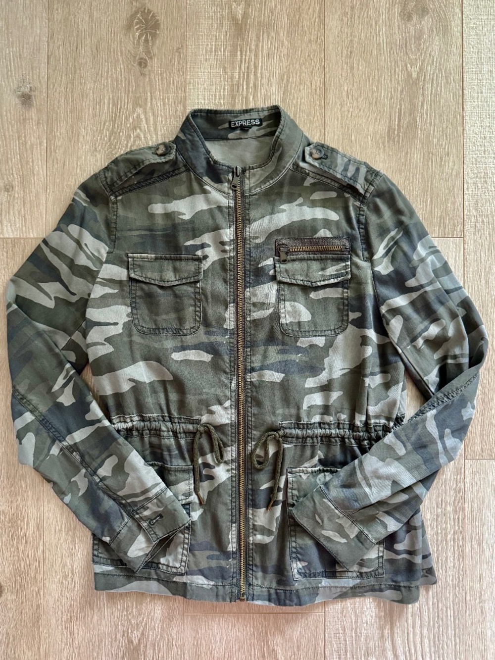 Express Zip Up Camo Jacket